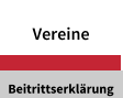 Vereine Beitrittserklärung